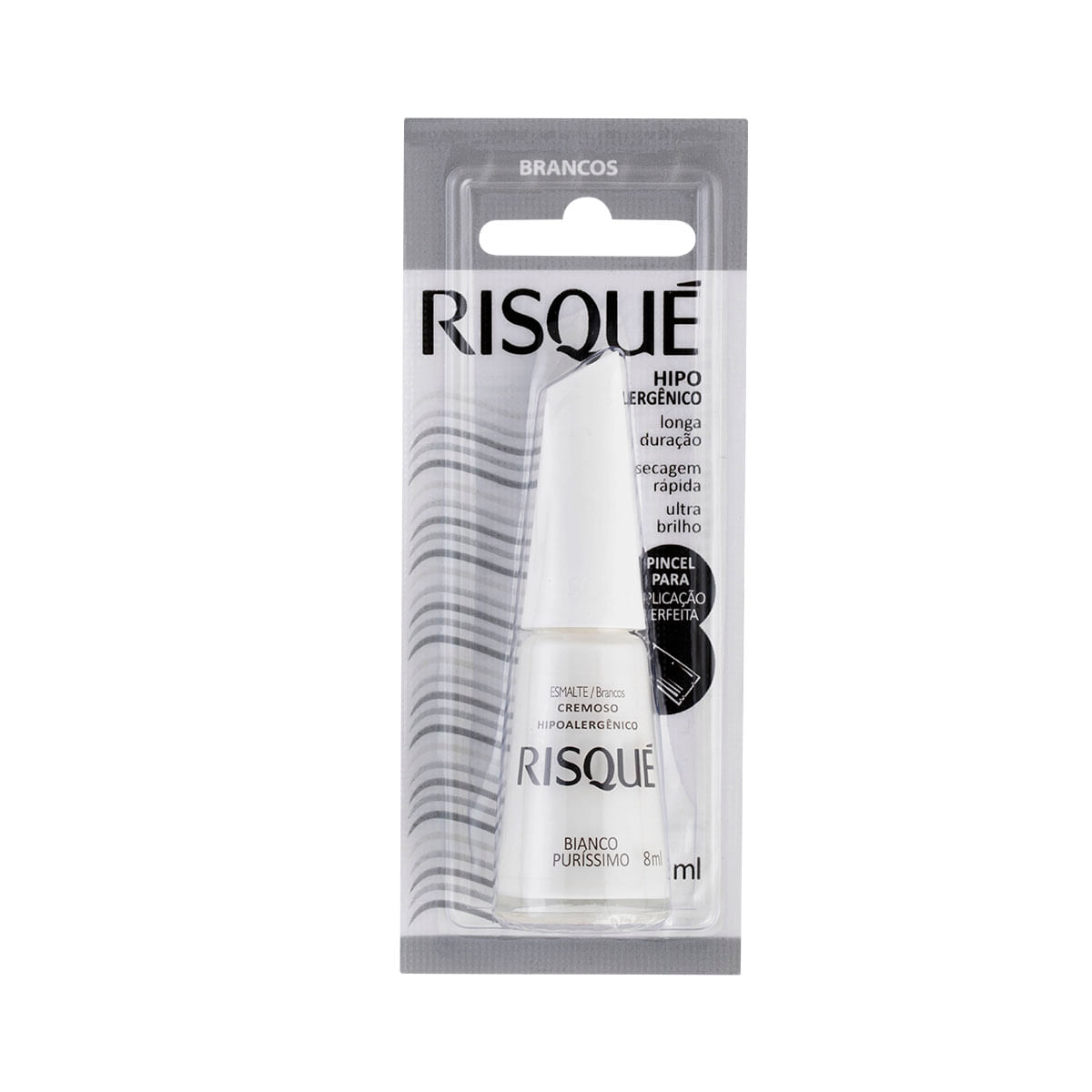 Esmalte Risqué Brancos Bianco Puríssimo 8ml