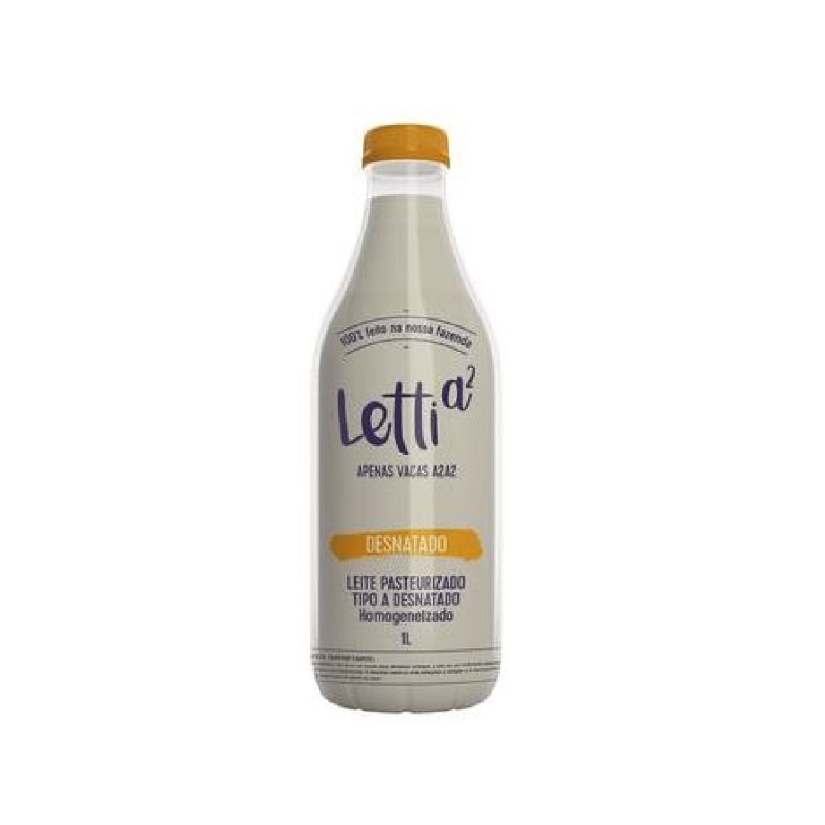 Leite Pasteurizado Desnatado Letti Tipo A 1 Litro