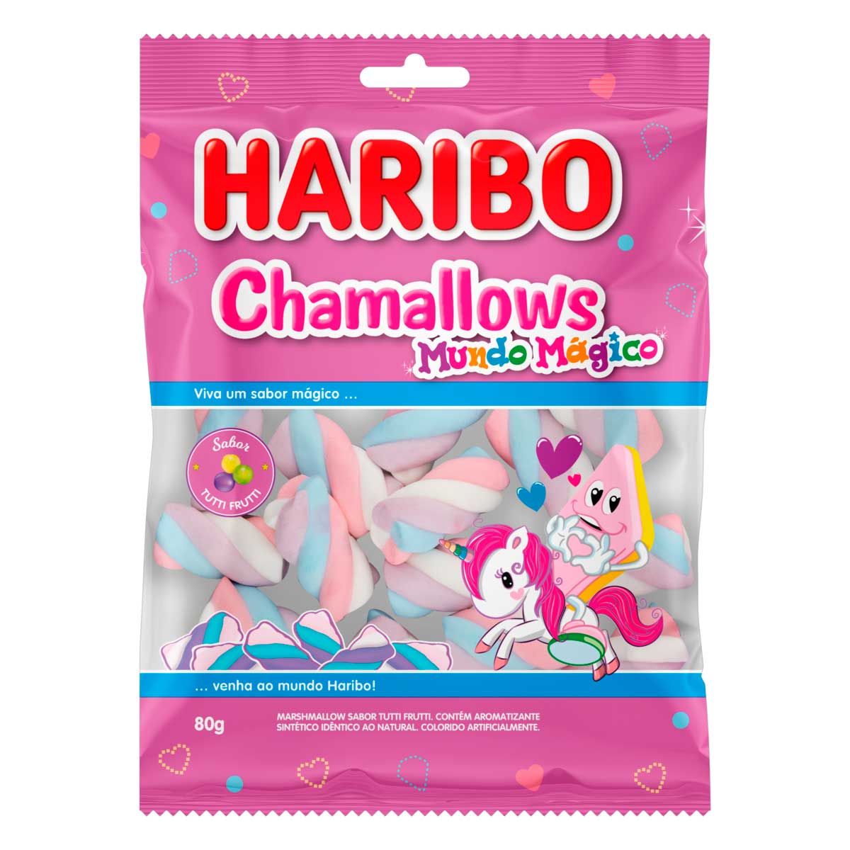 Marshmallow Haribo Chamallows Mundo Mágico 80 g