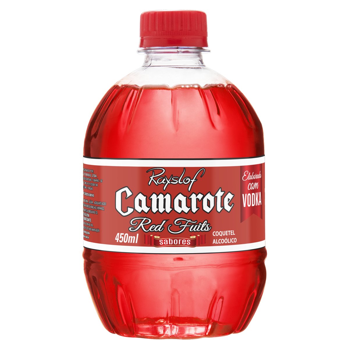 Coquetel Alcoólico Red Fruits Rayslof Camarote Garrafa 450 ml