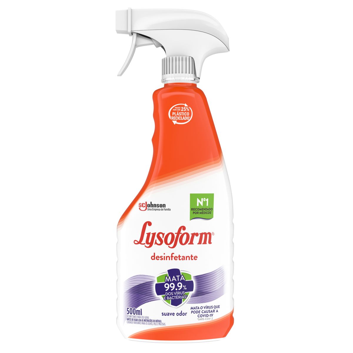 Desinfetante Lysoform Suave Odor Aparelho 500 ml