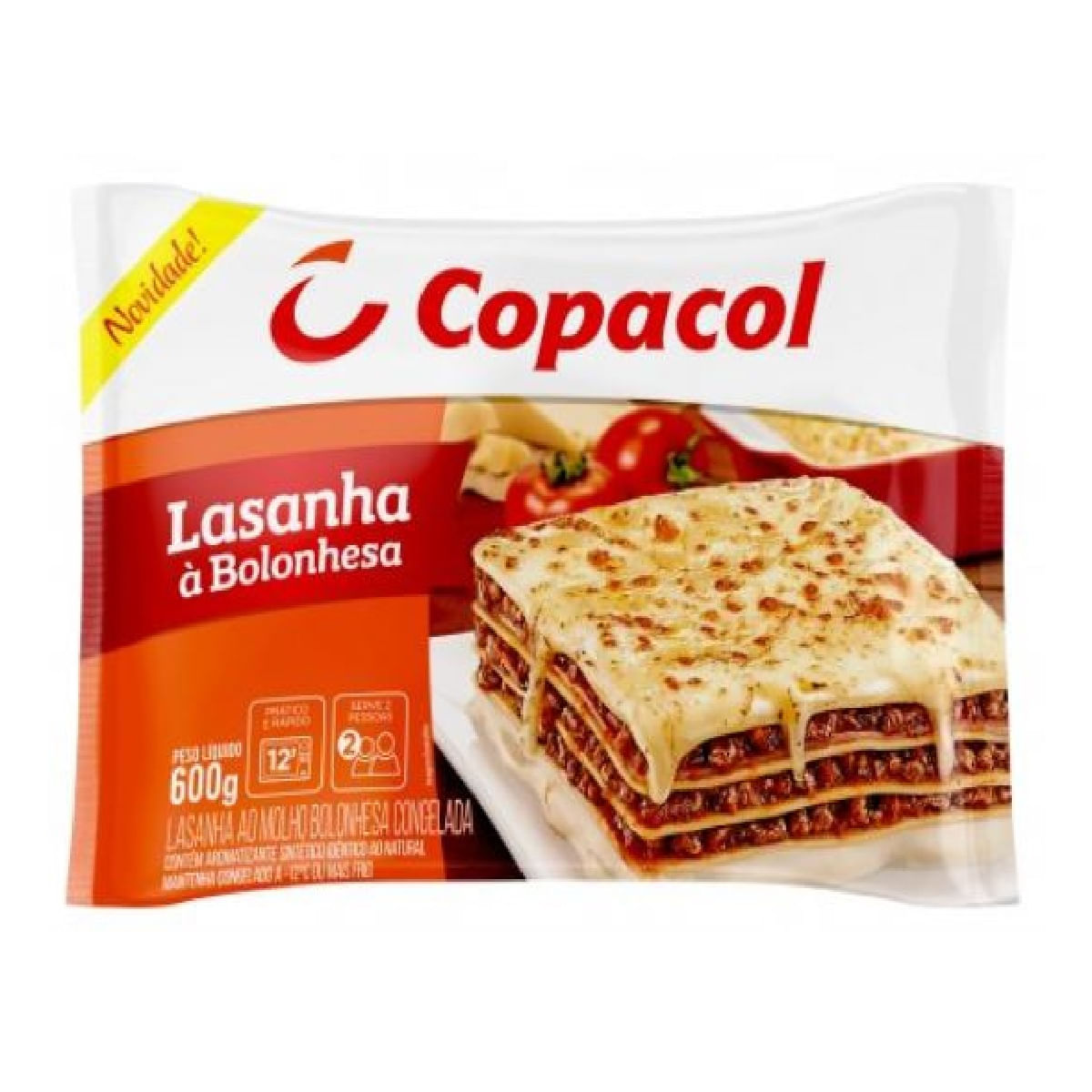 Lasanha à Bolonhesa Congelada Copacol 600 g