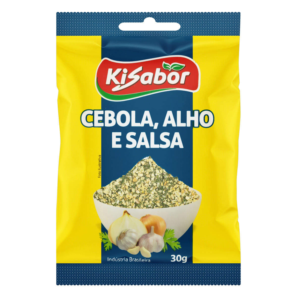 Cebola, Alho e Salsa Kisabor Pacote 30 g