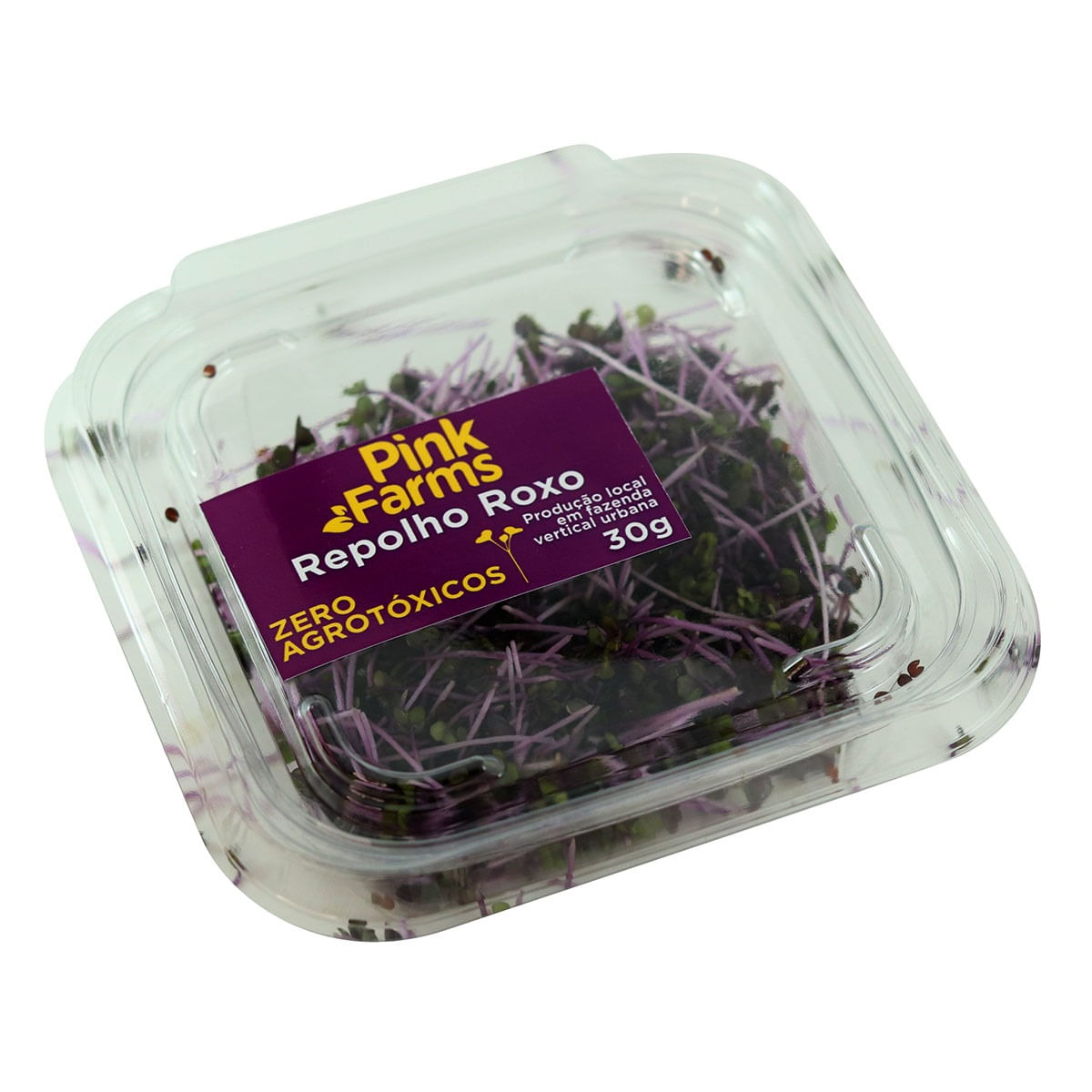 Repolho Roxo Microgreens Pink Farms 30 g