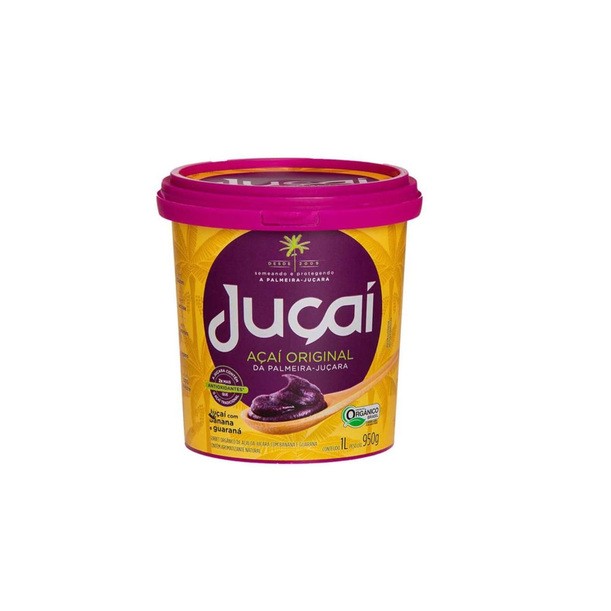 Açaí Pronto Juçaí Guaraná e Banana 1 Litro