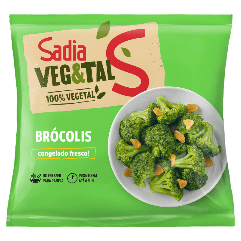 Brócolis Congelado Sadia Veg &amp; Tal Pacote 300g