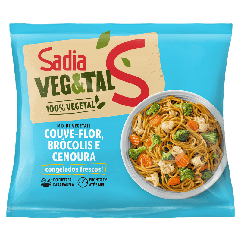 Mix de Vegetais Congelados Sadia Veg &amp; Tal Pacote 300g