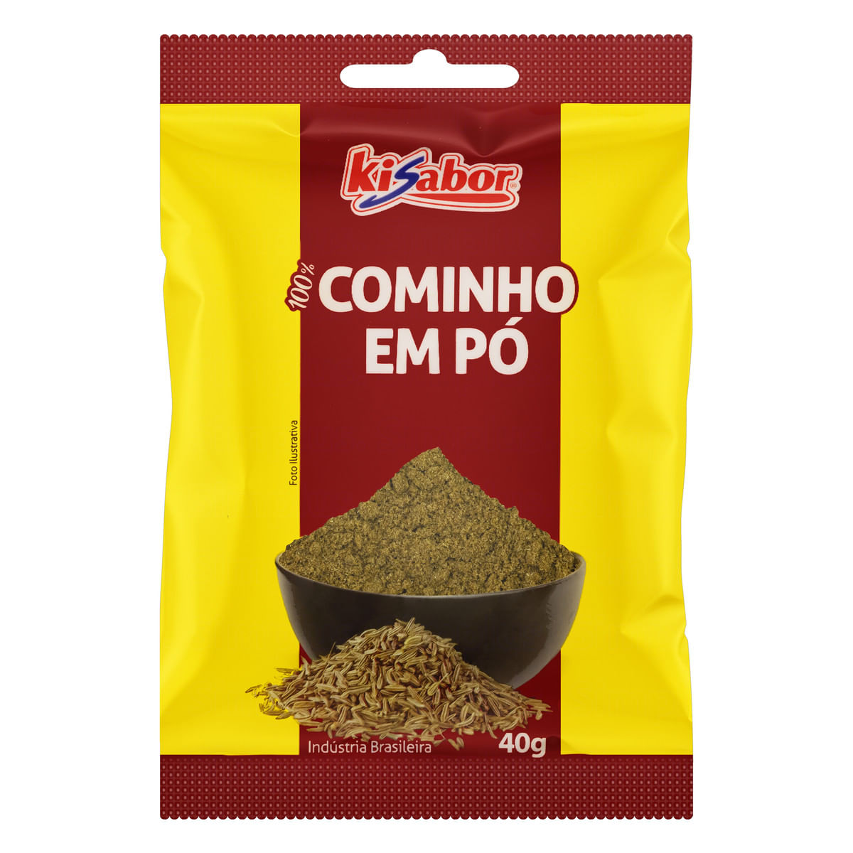 Cominho em Pó Kisabor Pacote 40 g