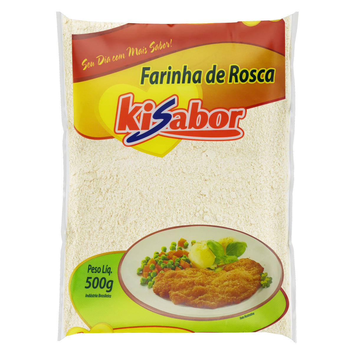 Farinha de Rosca Kisabor Pacote 500 g