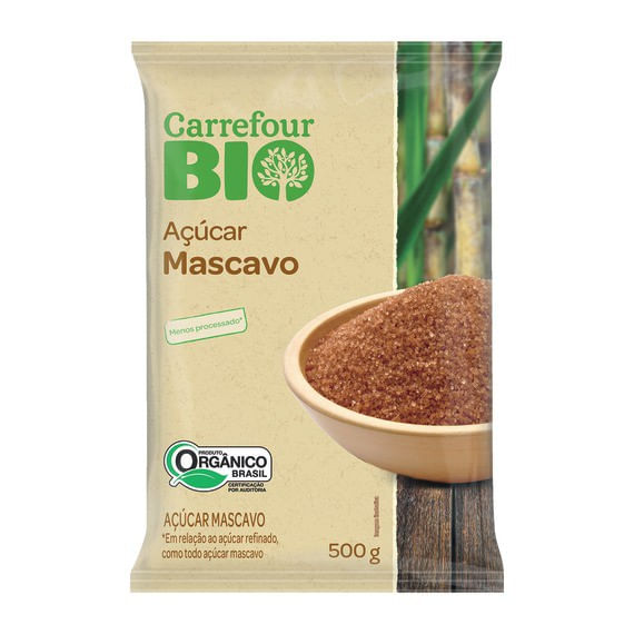 Açúcar Mascavo Orgânico Carrefour Bio 400 g