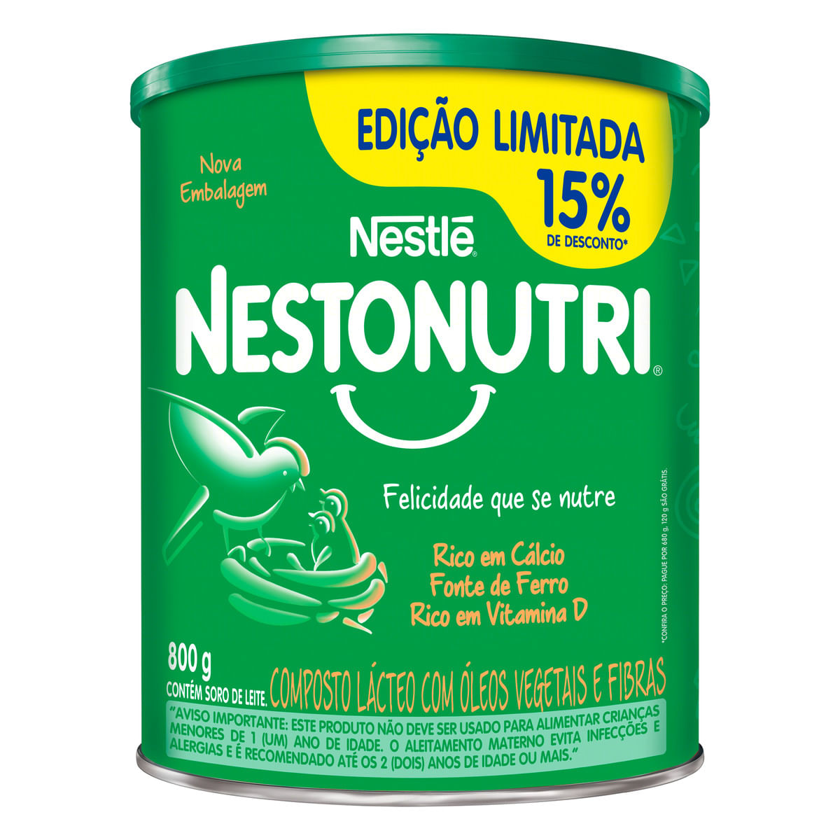 Nestlé Nestonutri 800 g Grátis 15% de Desconto