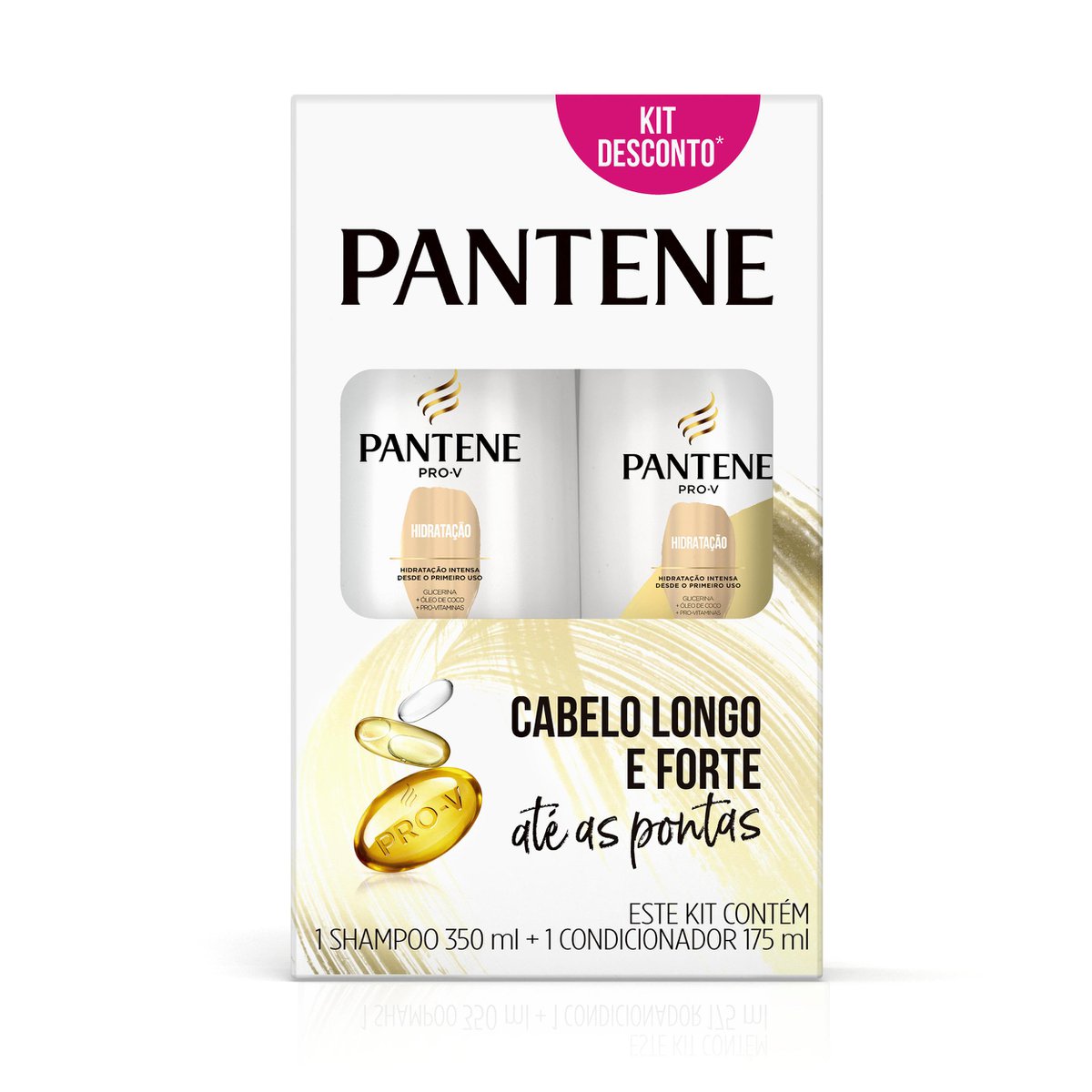 Shampoo Pantene Hidratação 350 ml + Condicionador 175 ml