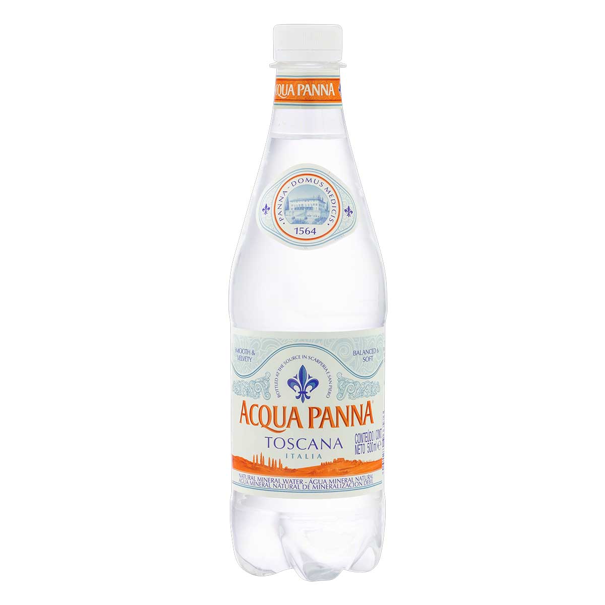 Água Mineral Natural sem Gás Acqua Panna Garrafa 500 ml