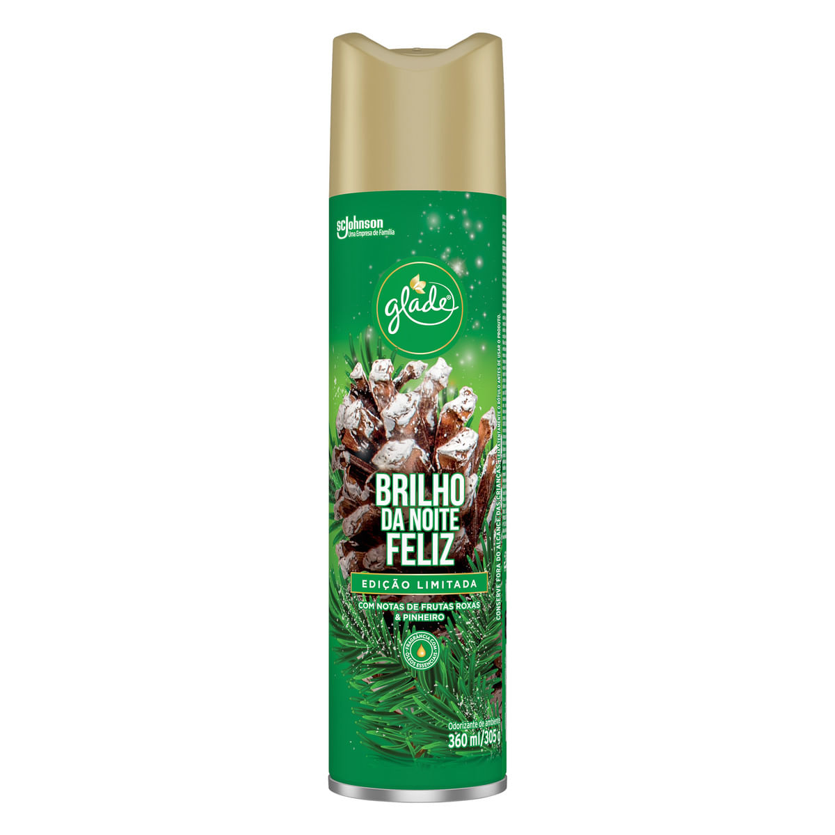 Desodorizador Glade Aerossol Noite Feliz 360 ml