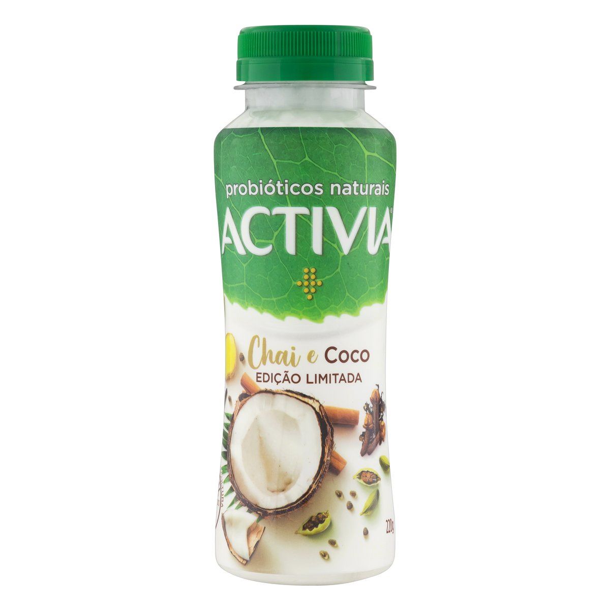 Leite Fermentado Parcialmente Desnatado Chai e Coco Activia 220 g