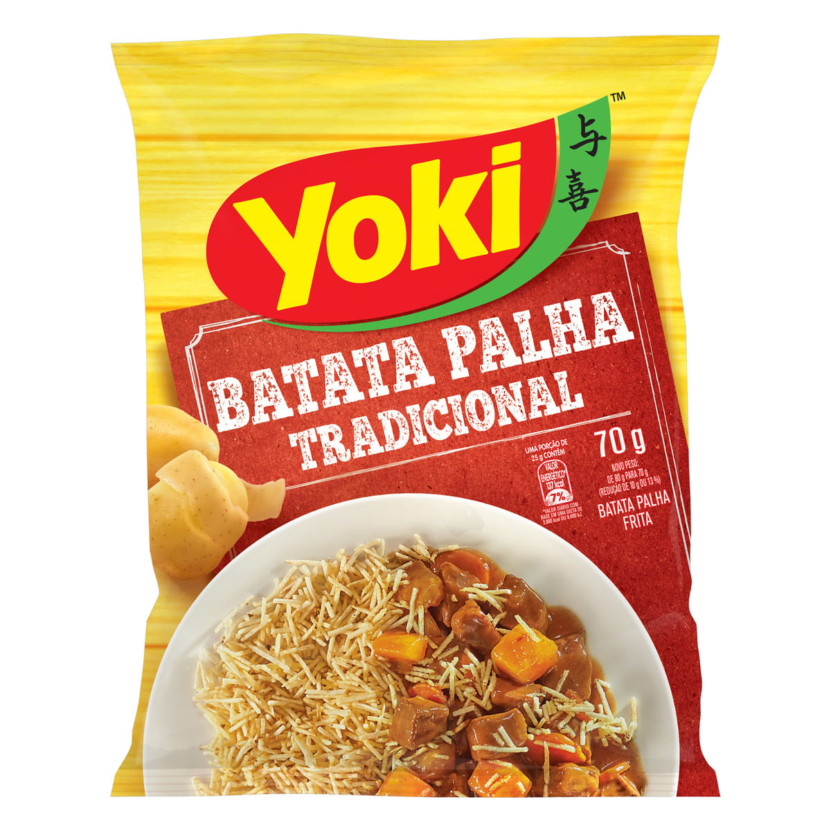 Batata Palha Tradicional Yoki 70 g