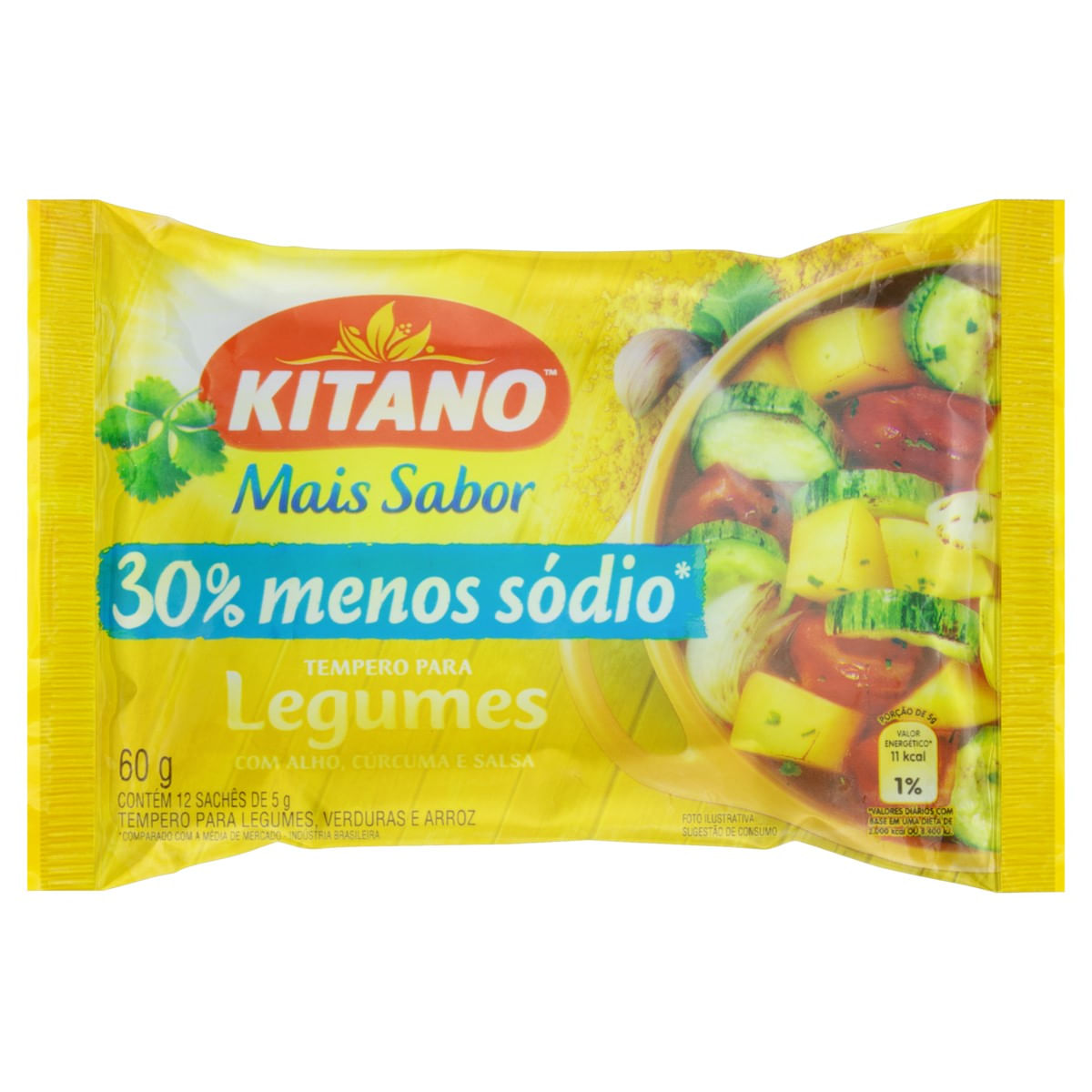 Tempero para Legumes Kitano Mais Sabor 60 g