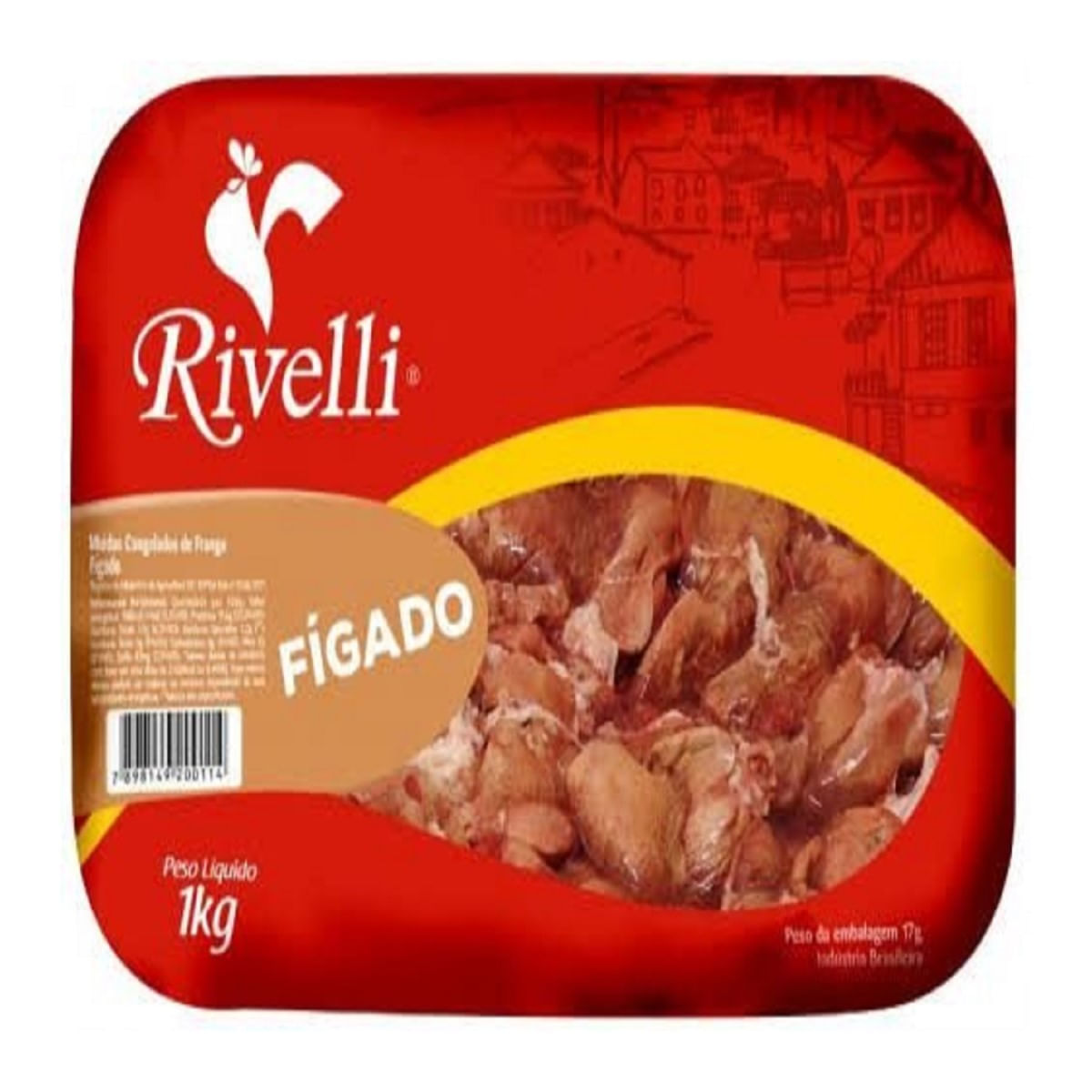 Fígado de Frango Congelado Rivelli 1 kg