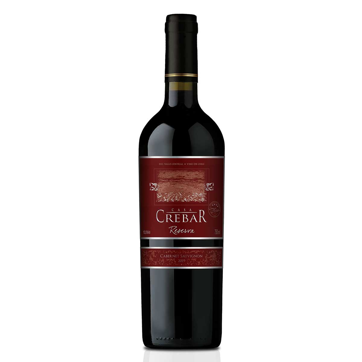 Vinho Tinto Chileno Casa Crebar Cabernet Sauvignon Reserva 750 ml