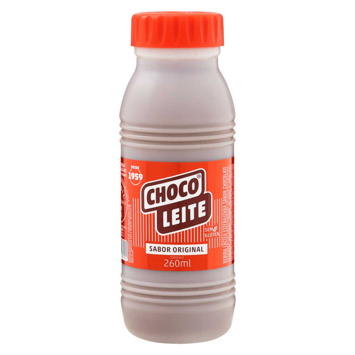 Bebida Láctea Esterilizada Original Choco Leite Frasco 260 ml