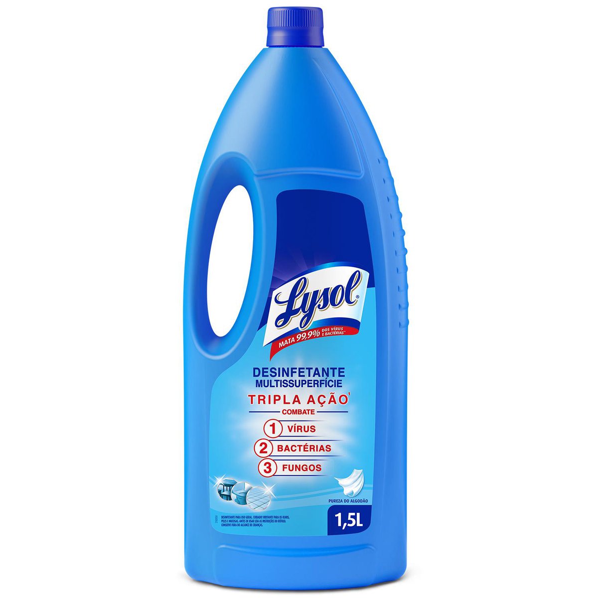 Desinfetante Líquido Lysol Pureza do Algodão 1,5L