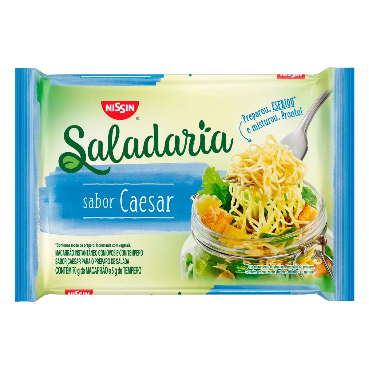 Macarrão Instantâneo Caesar Nissin Saladaria Pacote 75 g