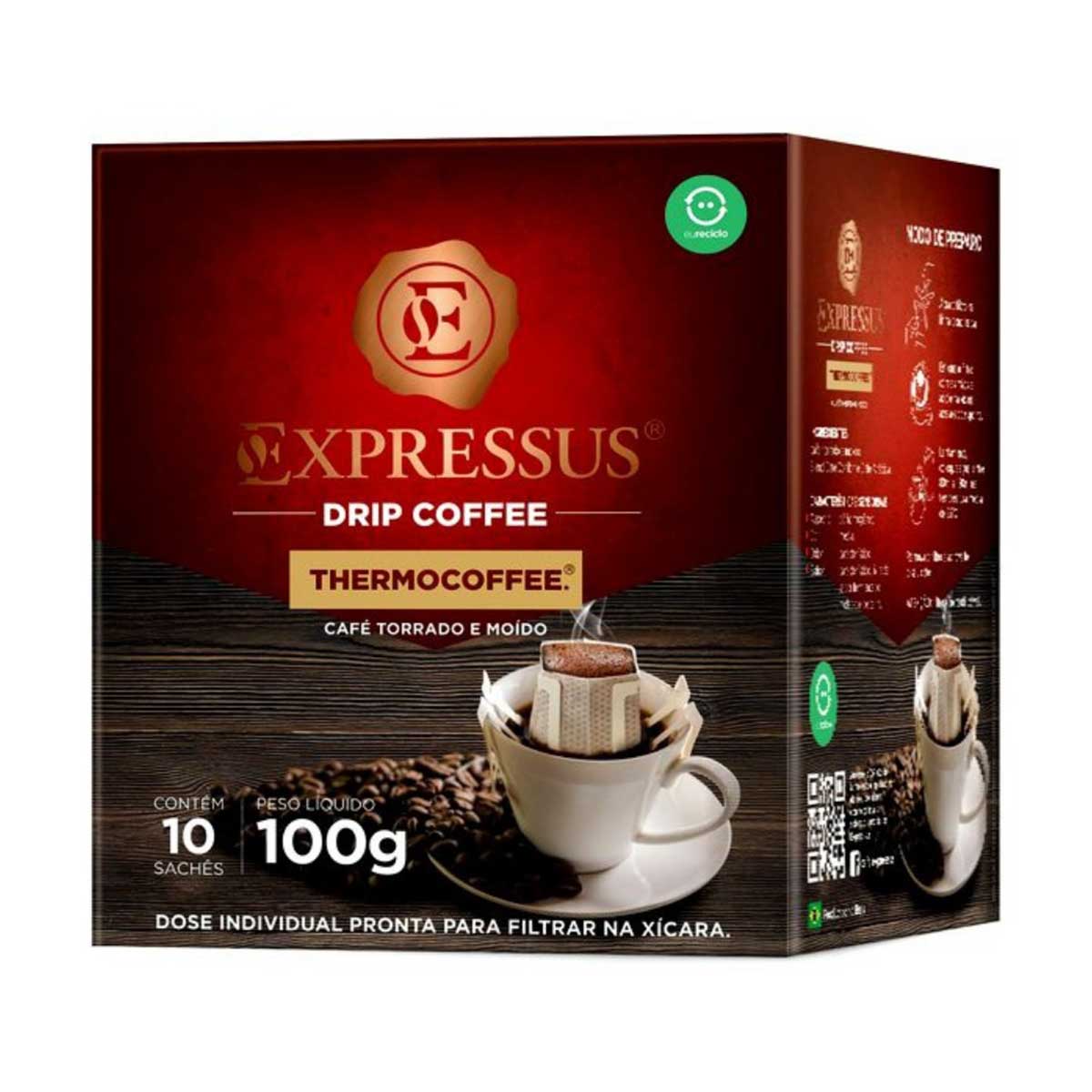 Café Drip Coffee Expressus Blend Thermo 10 g com 10 Unidades