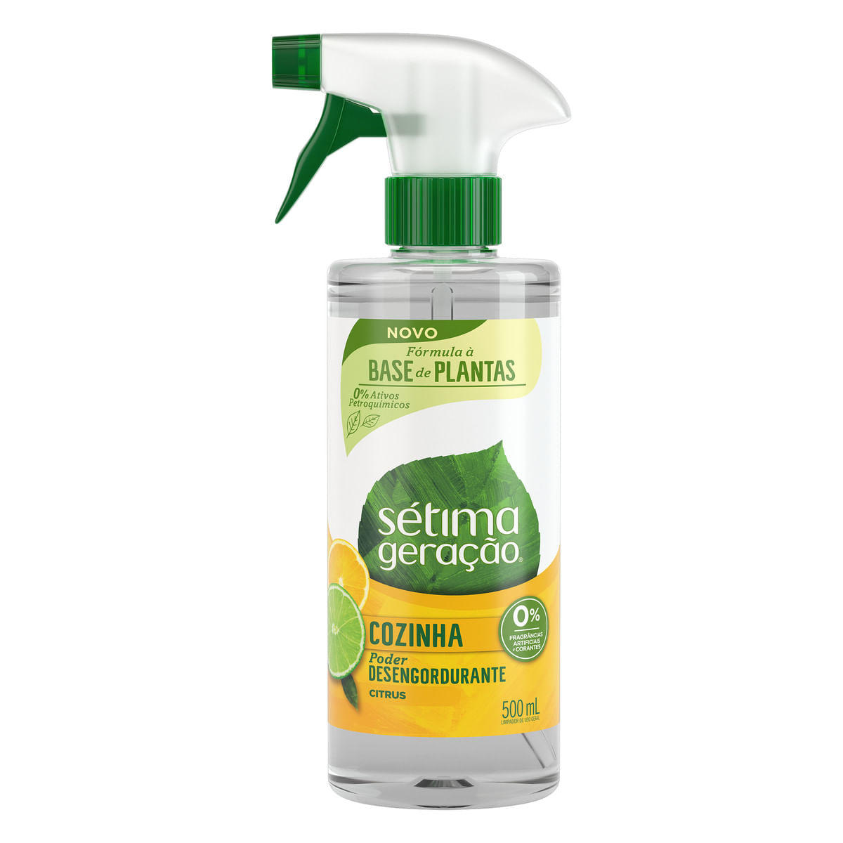 Limpador Uso Geral Cozinha Sétima Geração Citrus 500 ml