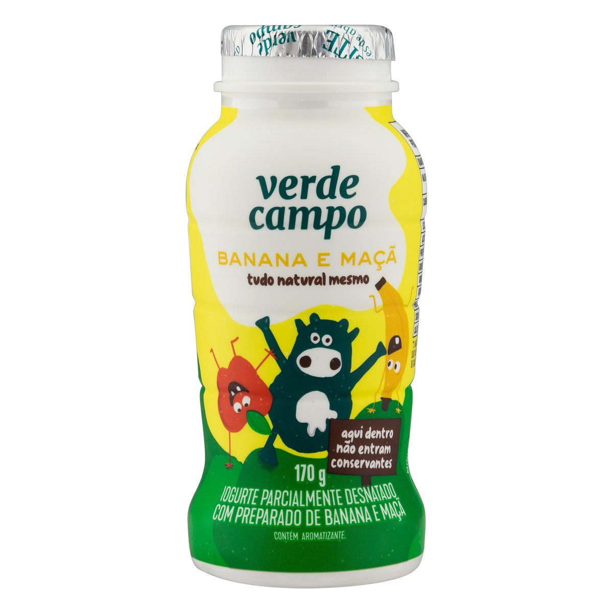 Iogurte Kids Verde Campo Banana e Maçã 170 g