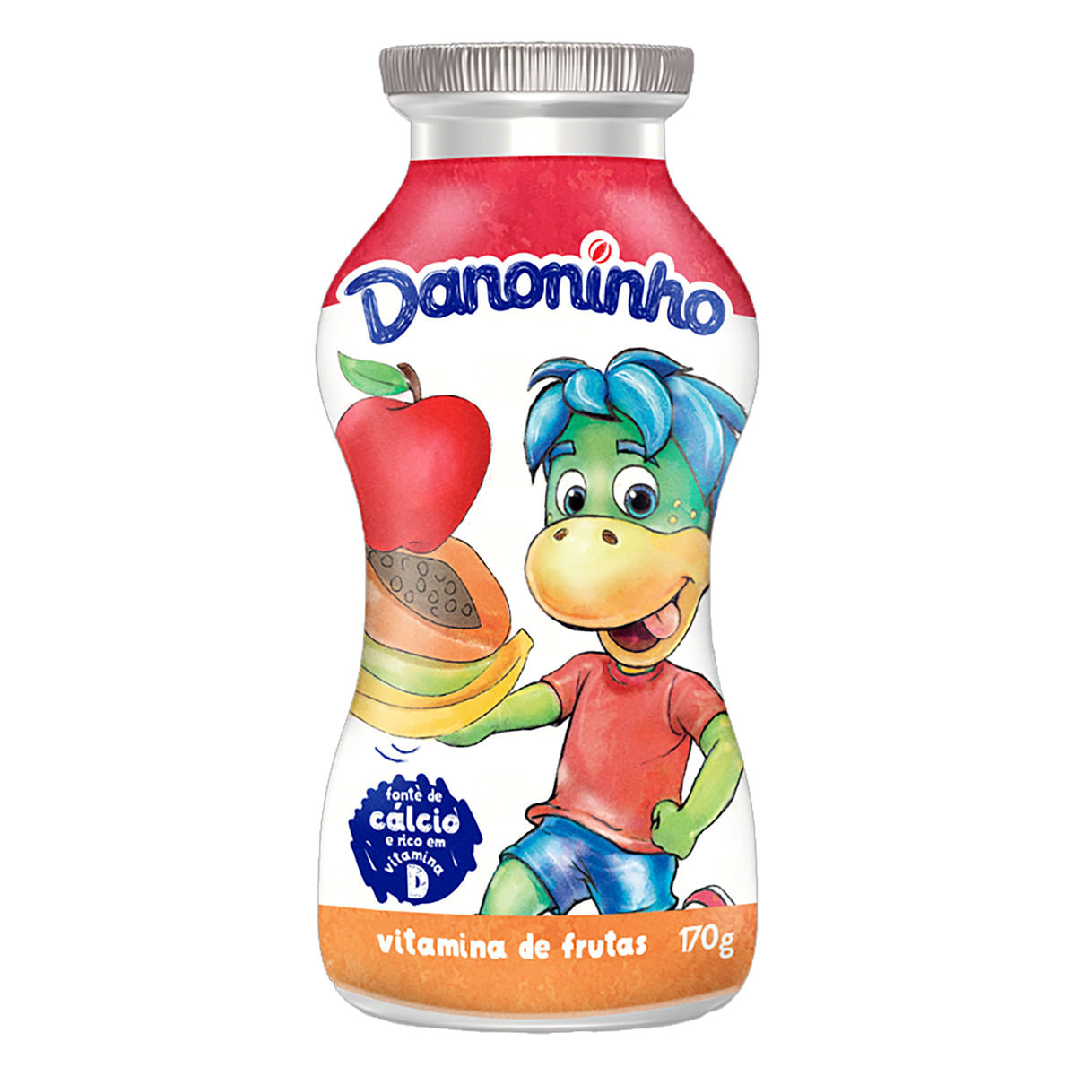 Iogurte Semi Desnatado Danoninho Vitamina de Frutas 170 g