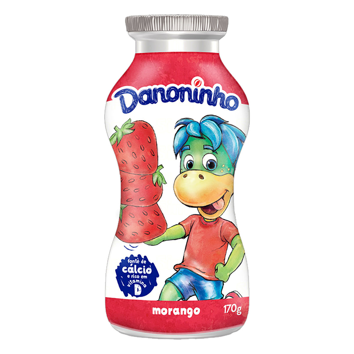 Iogurte Semi Desnatado Danoninho Morango 170 g