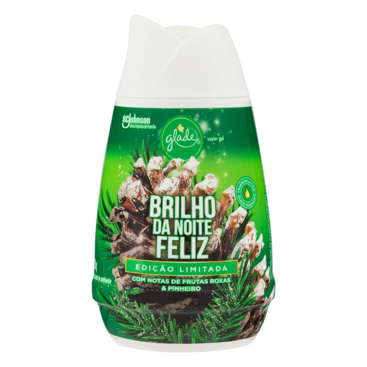 Odorizador de Ambiente Brilho da Noite Feliz Glade Gel 170 g