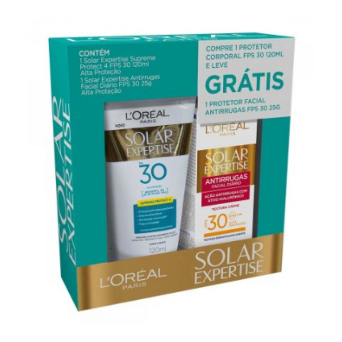 Protetor Solar Facial FPS30 L&apos;Oréal Paris Antirrugas 120g