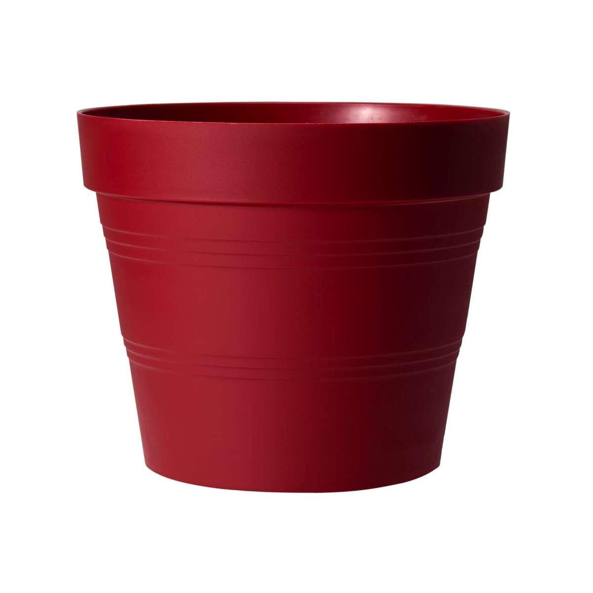 Vaso Veneza West Garden 20x17 cm Vermelho Escuro