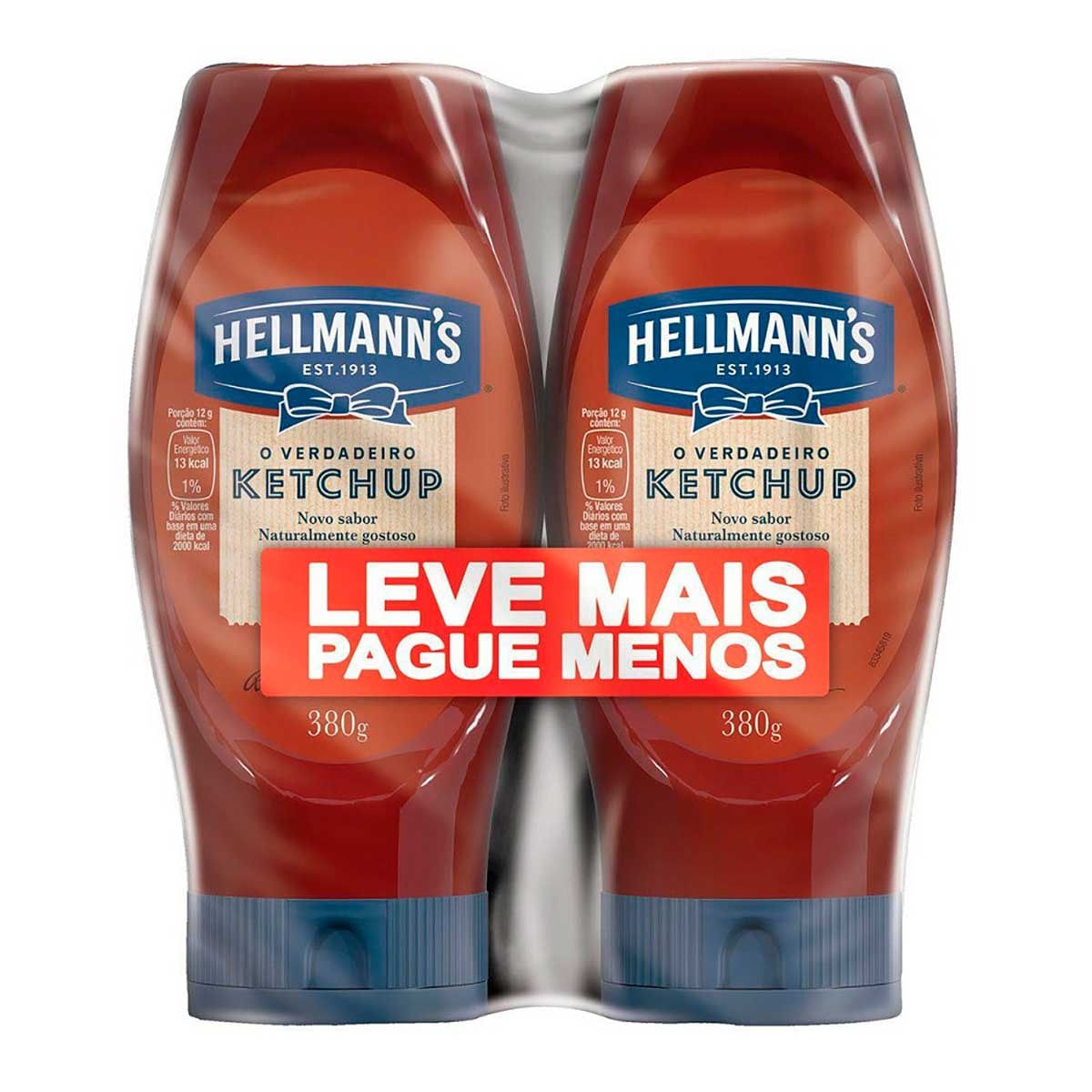 Kit Ketchup Hellmanns 380 G com 2 Unidades