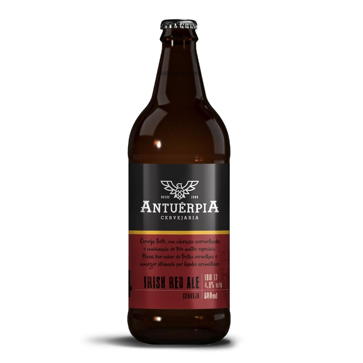 Cerveja Antuérpia 04 Irish Red Ale Garrafa 600 ml