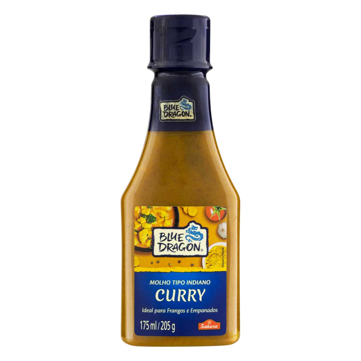 Molho Curry Blue Dragon Squeeze 175 ml