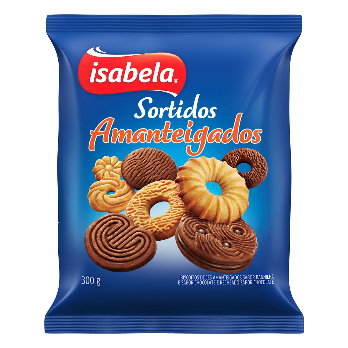 Biscoito Amanteigado Sortido Isabela 300 g