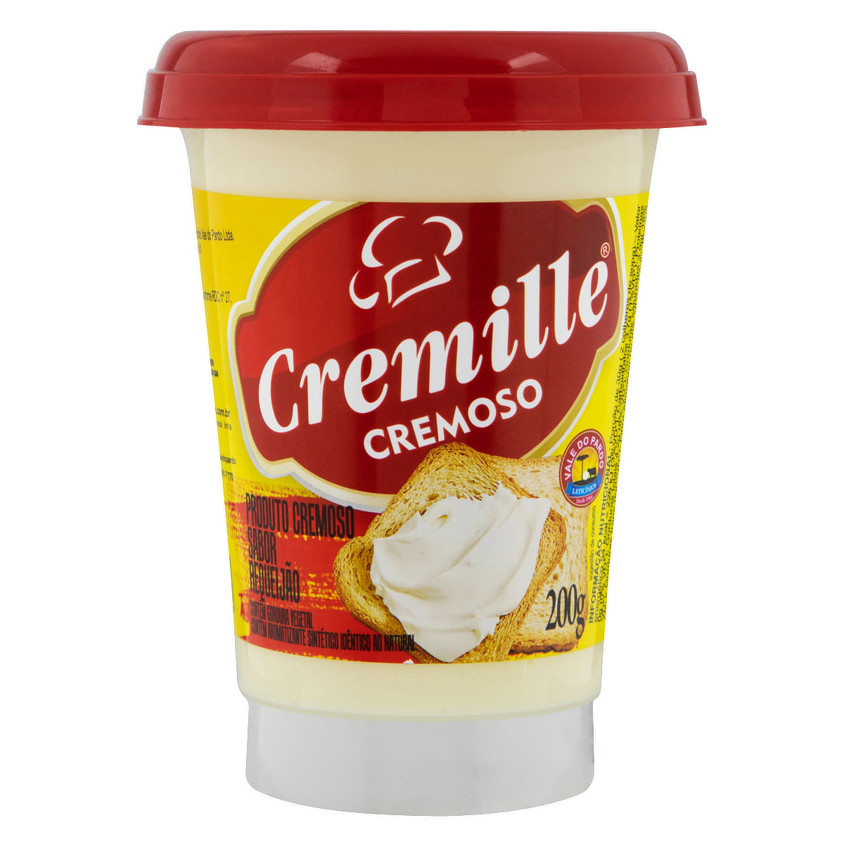 Produto Cremoso Requeijão Vale do Pardo Cremille Copo 200 g