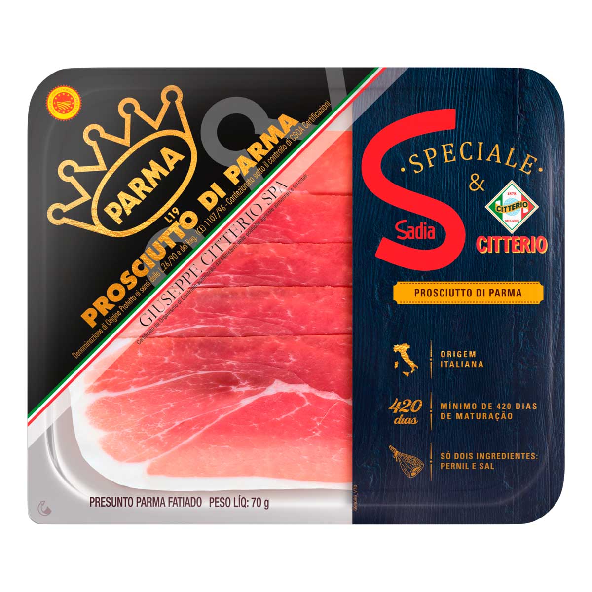 Presunto Parma Fatiado Sadia Especiale 70 g