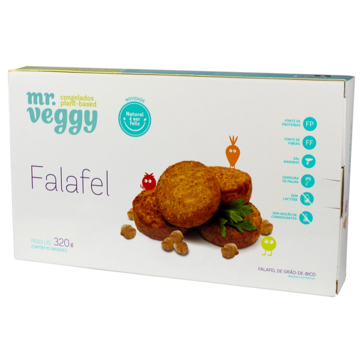 Falafel de Grão de Bico Congelado Mr. Veggy 320 g