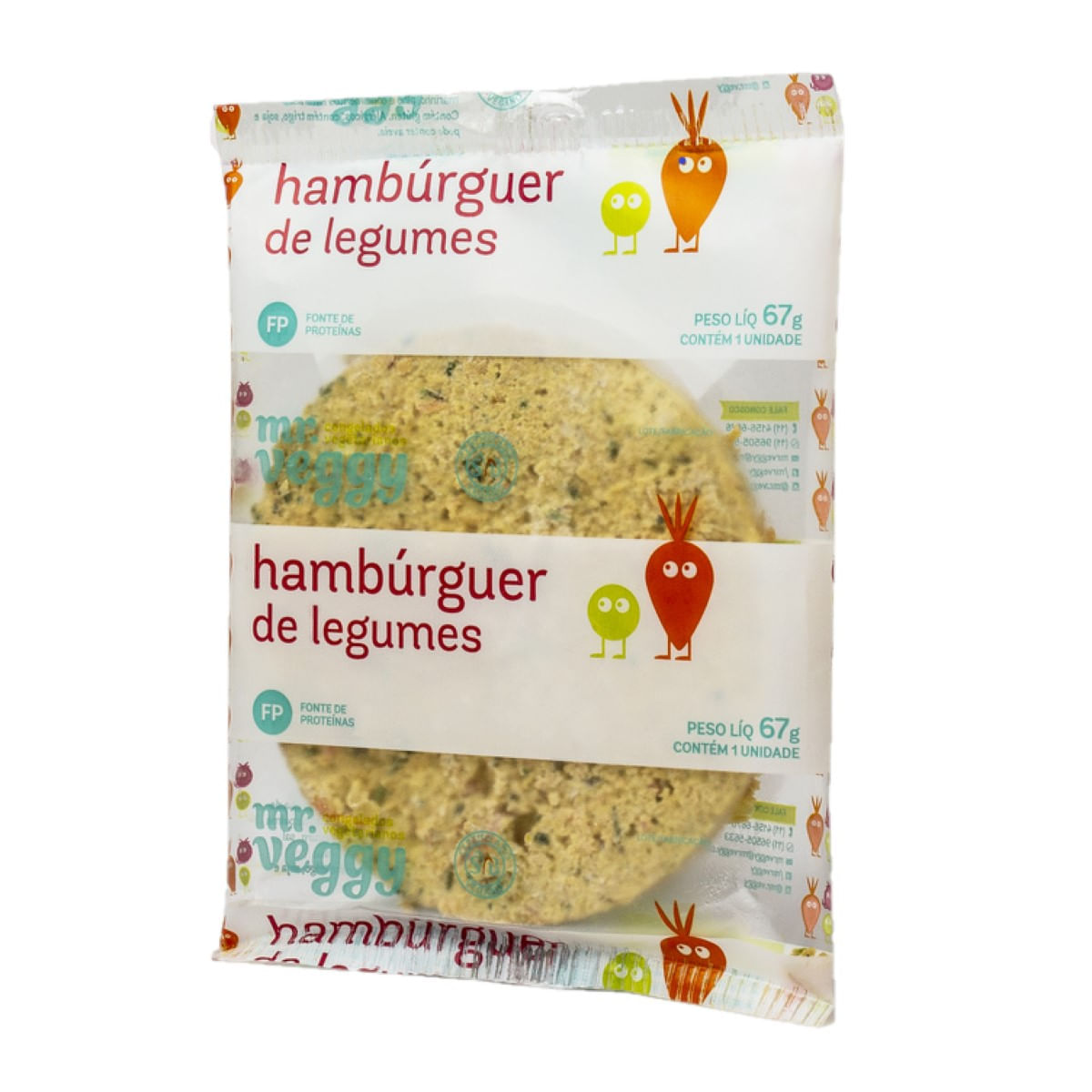 Hambúrguer de Legumes Mr. Veggy 67 g