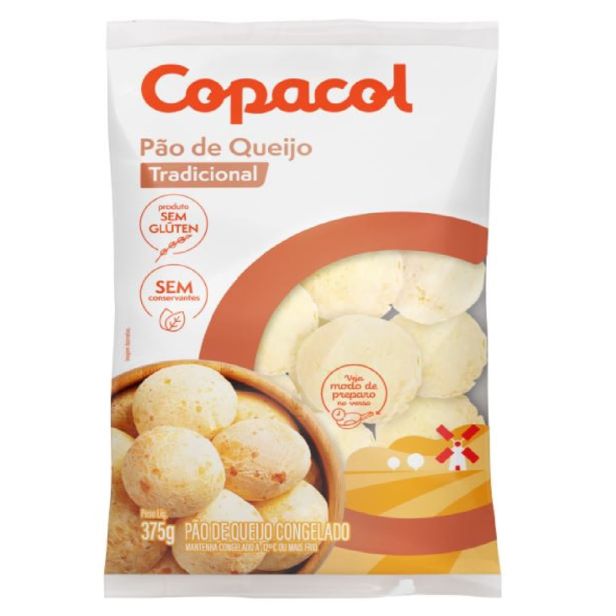 Pão de Queijo Copacol Tradicional 375 g