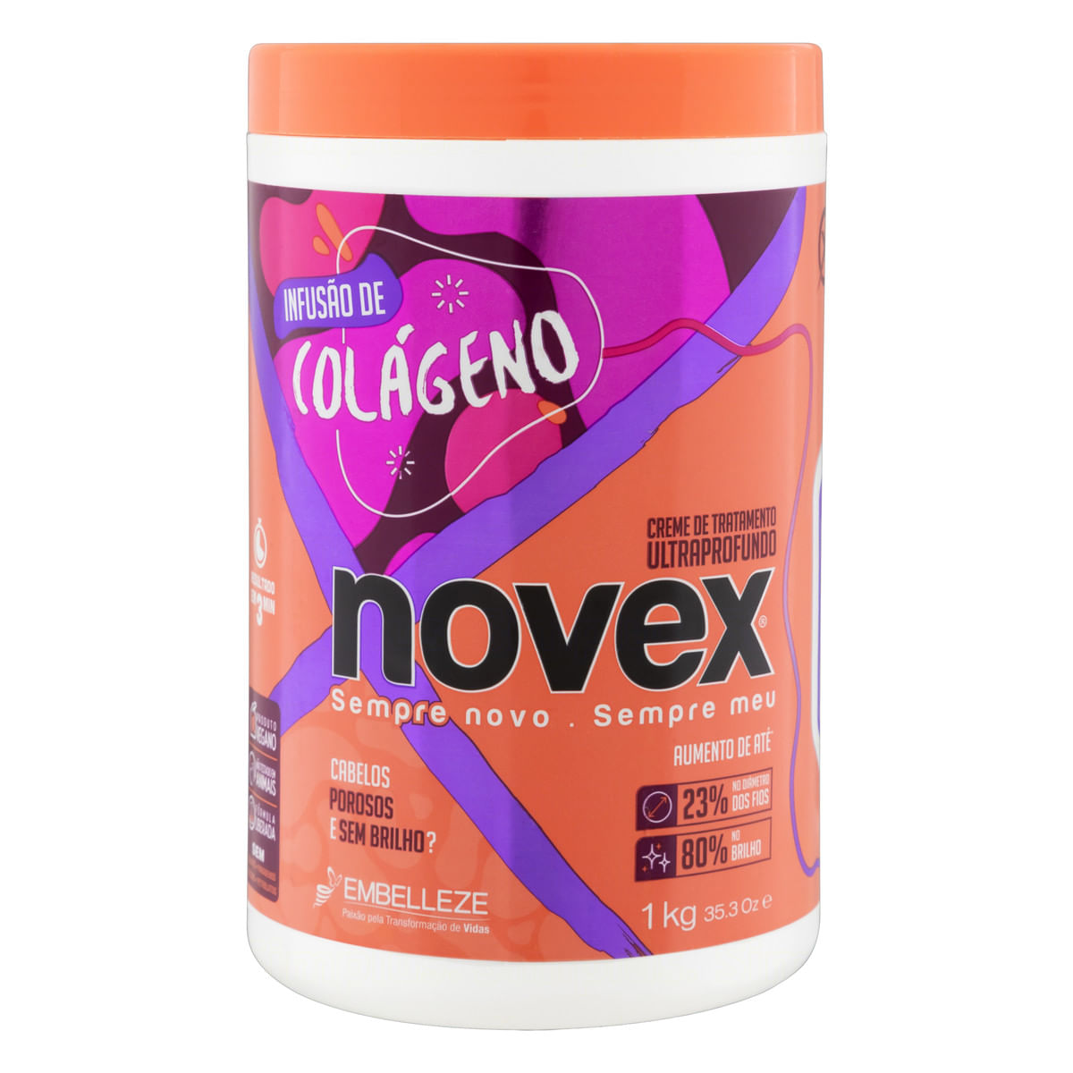 Creme de Tratamento Ultraprofundo Novex Infusão de Colágeno 1 kg