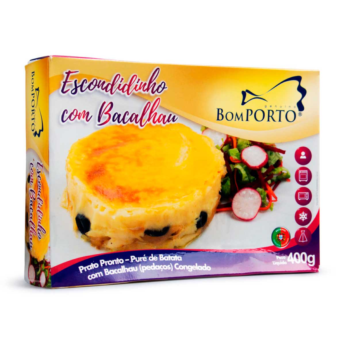 Escondidinho de Bacalhau Bom Porto 400 g