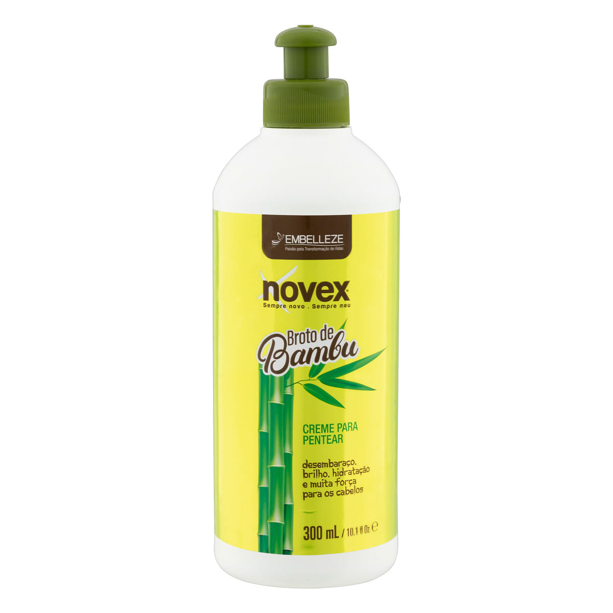 Creme para Pentear Novex Broto de Bambu Frasco 300 ml