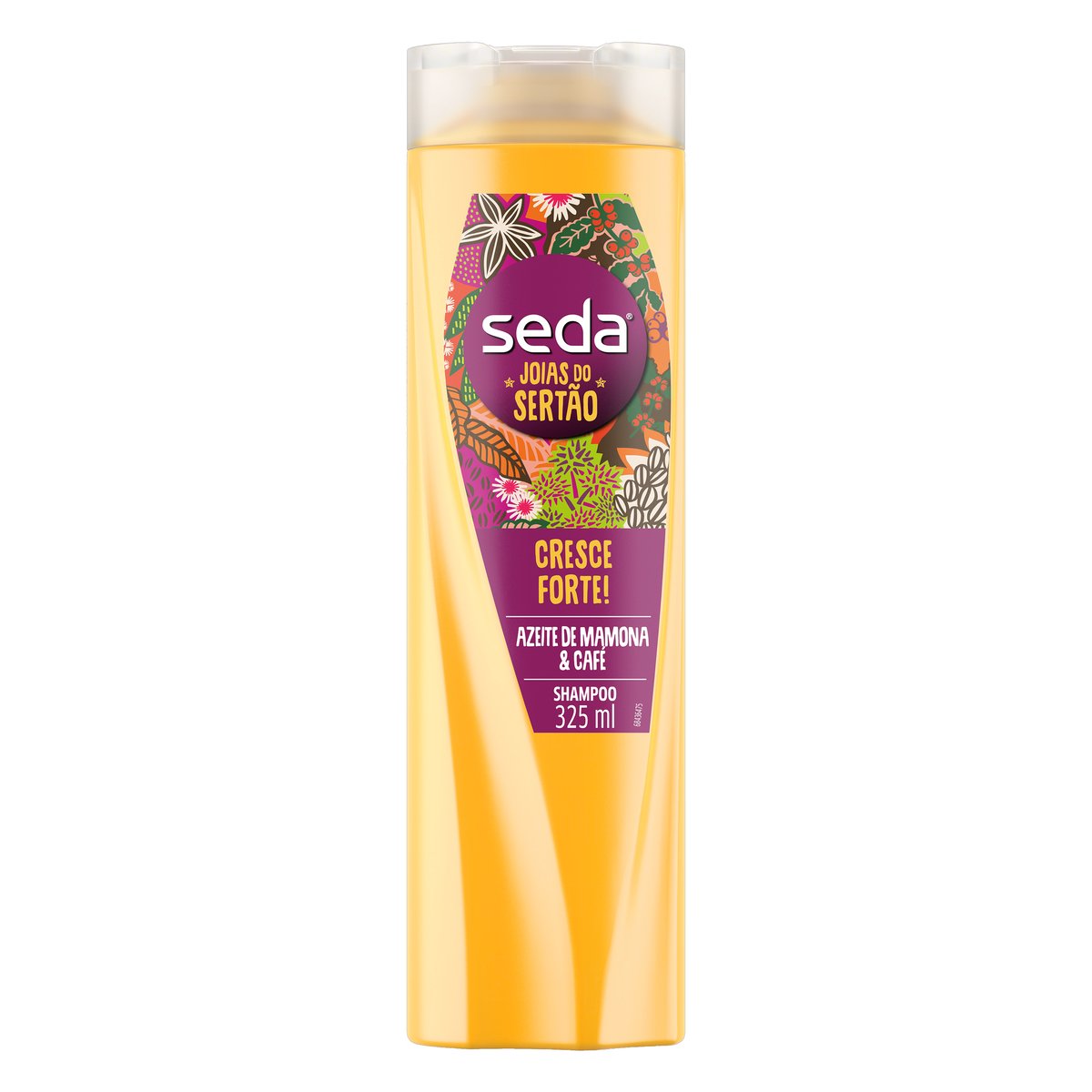 Shampoo Seda Joias do Sertão com Azeite Mamona &amp; Café 325 ml