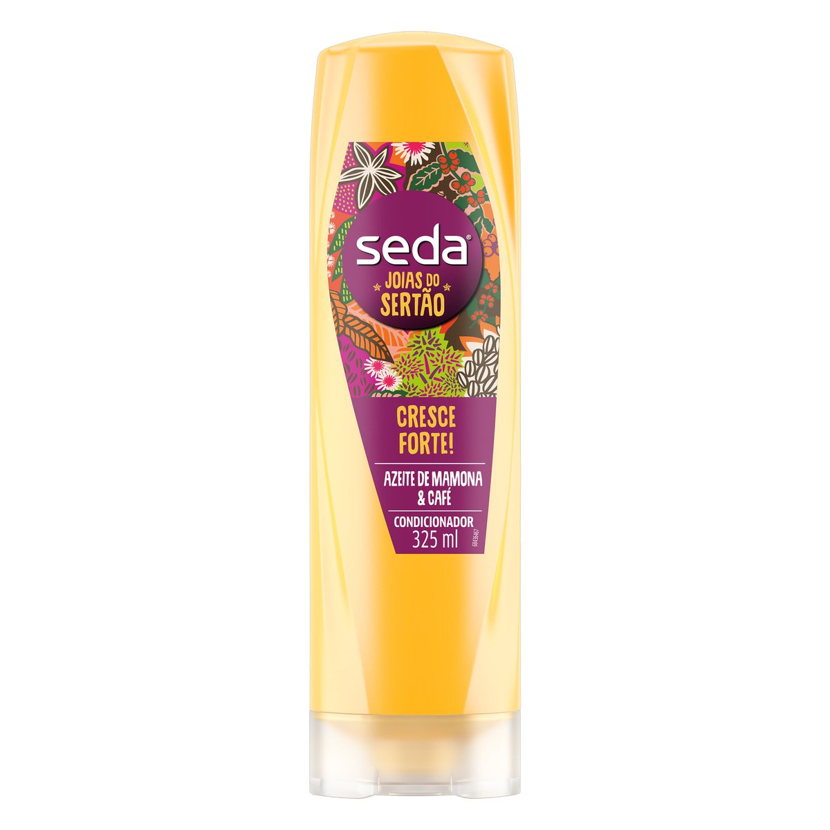 Condicionador Azeite Mamona &amp; Café Seda Joias do Sertão Frasco 325ml