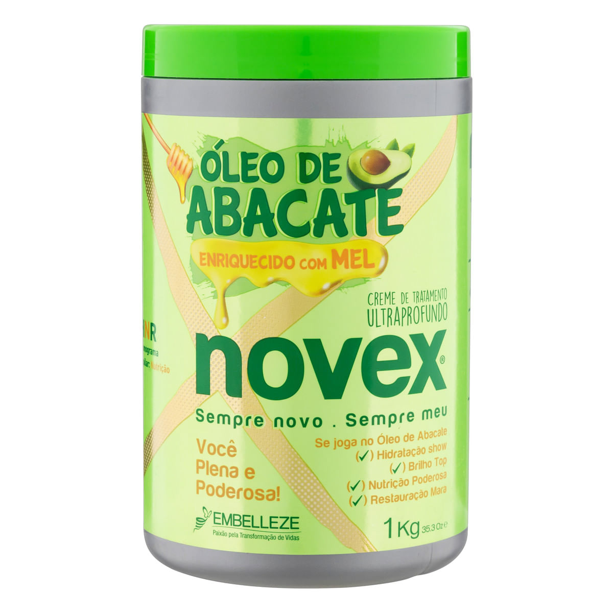 Creme de Tratamento Ultraprofundo Novex Óleo de Abacate 1 kg