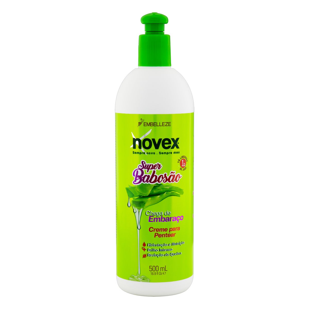 Creme para Pentear Novex Super Babosão Frasco 500 ml